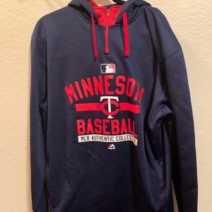 Men’s XL magestic Minnesota Baseball hoodie